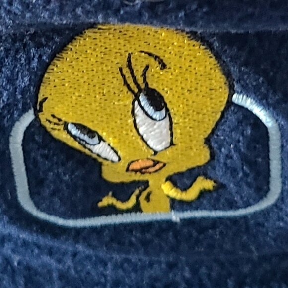 LONEY TUNES TWEETY BIRD -BLUE FLEECE BUCKET HAT - UNISEX -OSFM - Picture 2 of 9